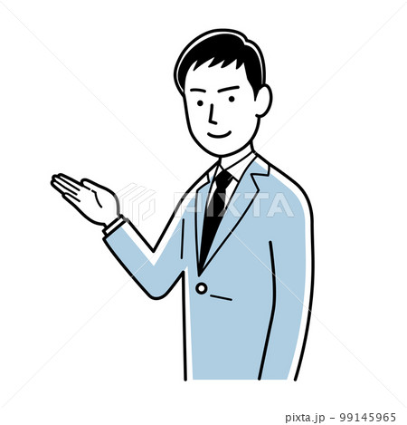 案内するビジネスマン 99145965