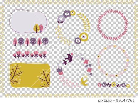 Scandinavian frame set (yellow) 99147765