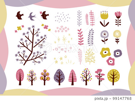 北欧風あしらいセット(ピンク) 北欧風あしらいセット(ピンク) 99147768