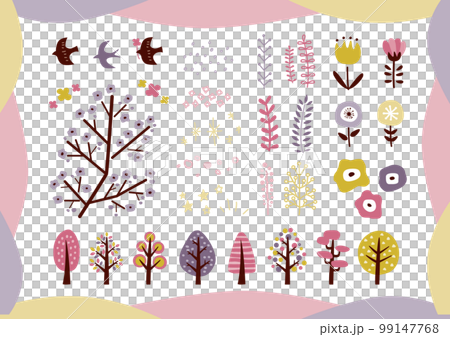 北欧風あしらいセット(ピンク) 北欧風あしらいセット(ピンク) 99147768