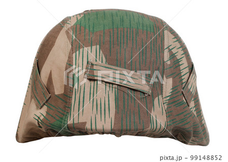 German nazi army helmet with cover, camouflage type Splinter, helmet M35, M40, M42. 99148852