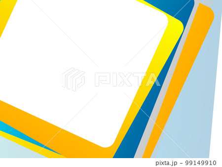 Blue orange squares abstract minimal geometric background Blue orange squares abstract minimal geometric background 99149910