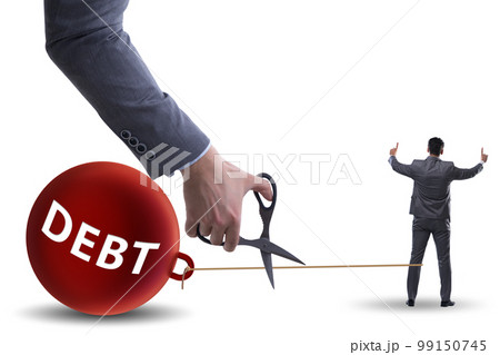 Concept of paying off all the debts 99150745