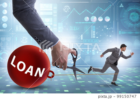 Concept of paying off all the debts 99150747