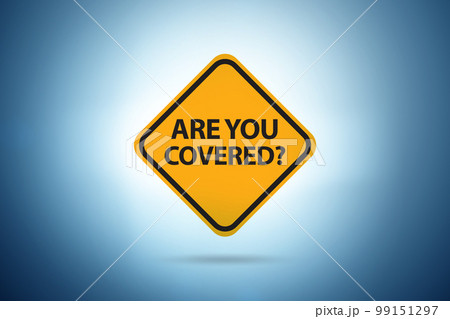 Comprehensive insurance concept with question Comprehensive insurance concept with question 99151297