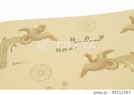特許証 特許証 99152367