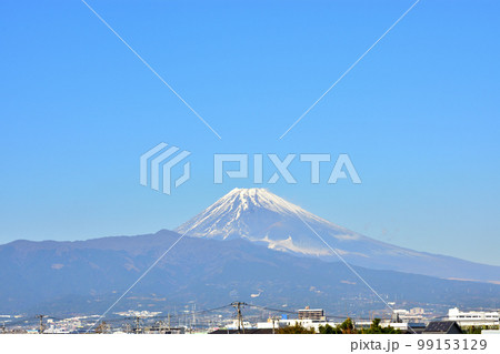 三島から見た富士山 三島から見た富士山 99153129
