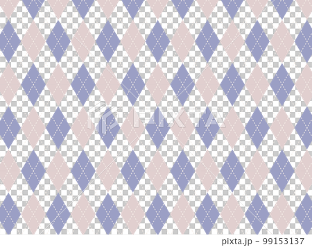 Argyle check of young lady color - Stock Illustration [99153137] - PIXTA