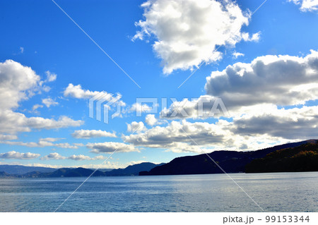 駿河湾と晩秋の空 駿河湾と晩秋の空 99153344