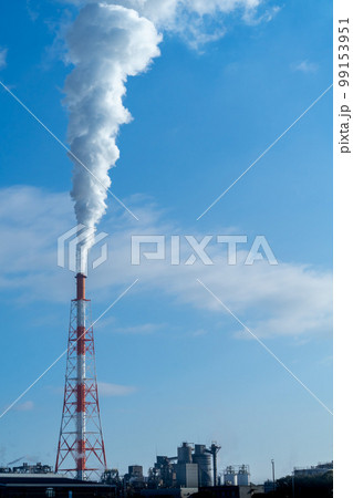 コンビナートの煙 99153951