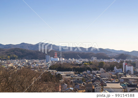 栃木県足利市からの風景の写真素材 [99154588] - PIXTA