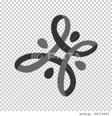 Teamwork concept logo template Icon Illustration Brand Identity. Isolated and flat illustration. Vector graphic 99154947