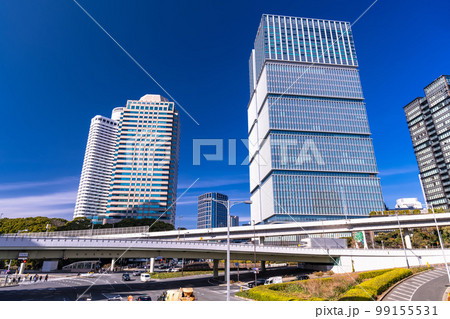 《東京都》東京交通イメージ・赤坂見附の立体交差 99155531