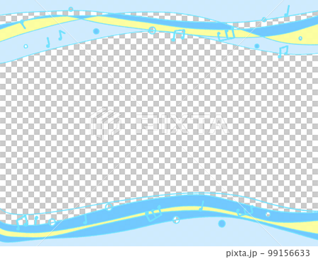 music note image frame material 99156633