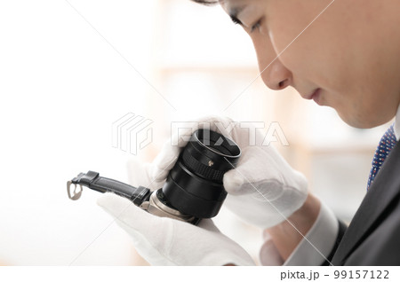 鑑定士　ルーペ　腕時計　男性　 99157122