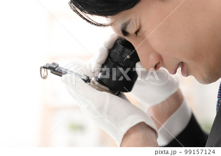 鑑定士　ルーペ　腕時計　男性　 99157124