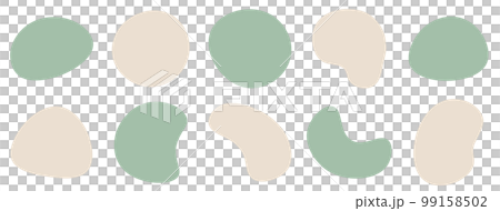 寬鬆的框架設置抽象形狀 99158502