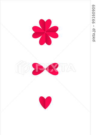 simple clean card with hearts. valentine party greeting design 99160909