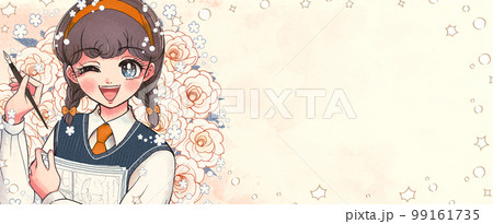 出版社にマンガ原稿を持ち込んでみた！イラストバナー 99161735