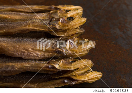 Salty dry river fish 99165383