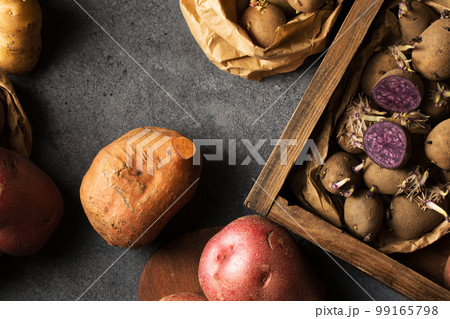 potatoes and sweet potatoes 99165798