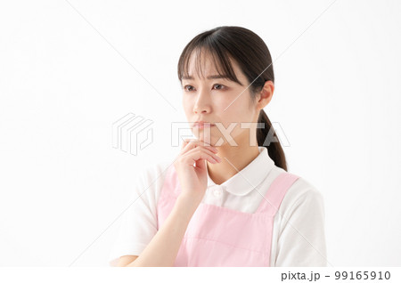 介護士　保育士　家事代行　エプロン 99165910