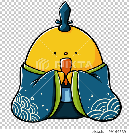 [插圖素材]可愛的小雞皇帝 99166289