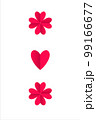 simple clean card with hearts 99166677