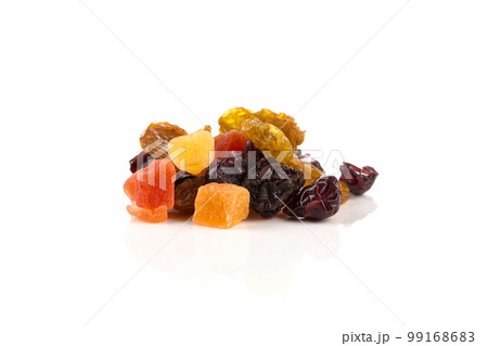 Mix variety of dried fruit 99168683