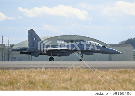 インド空軍スホーイSu-30MKIタキシング 99169406