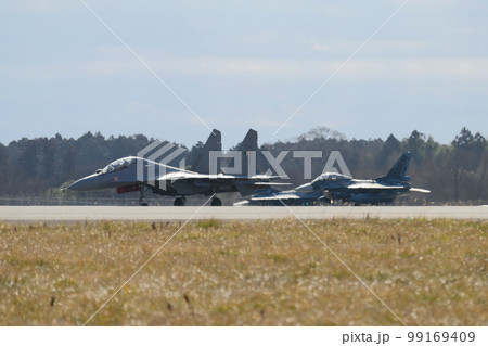 インド空軍スホーイSu-30MKIタキシング 99169409