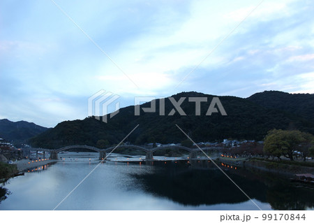 錦帯橋　山口県岩国市　日本観光 99170844