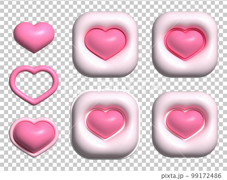 ❤︎ぷっくりハート❤︎