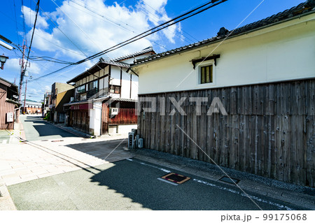 【重要伝統的建造物群保存地区】龍野の街並み　大手地区と上川原地区の風景1　兵庫県たつの市 99175068