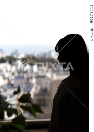 都会のシルエット 99175515