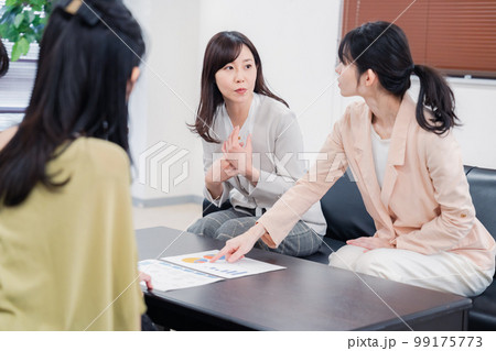 女性同士でのビジネス企画 99175773