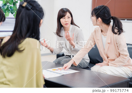 女性同士でのビジネス企画 99175774