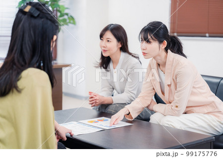 女性同士でのビジネス企画 99175776