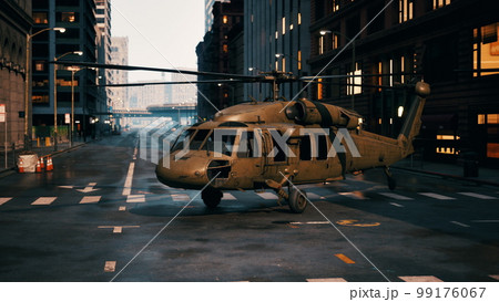 black war chopper in the city black war chopper in the city 99176067