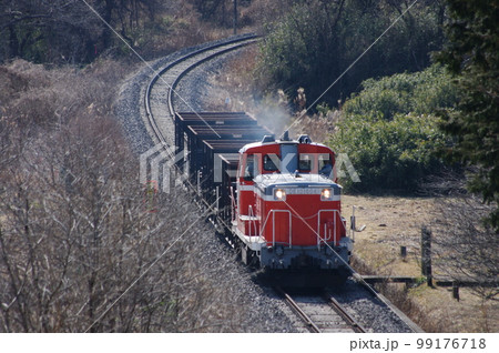 水郡線 袋田付近 DE10工事列車 99176718