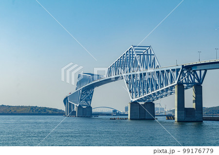 【東京の都市風景】東京ゲートブリッジ（若洲公園） 99176779