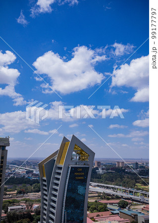 Nairobi City County Skyscrapers Skylines Cityscapes Panoramic scenic views in Kenya East Africa Nairobi City County Skyscrapers Skylines Cityscapes Panoramic scenic views in Kenya East Africa 99177797