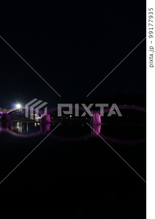 錦帯橋 山口県観光岩国市横山　Light up Kintai Bridge  99177935