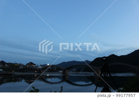 錦帯橋 山口県観光岩国市横山 Light up Kintai Bridge 錦帯橋 山口県観光岩国市横山 Light up Kintai Bridge 99177957