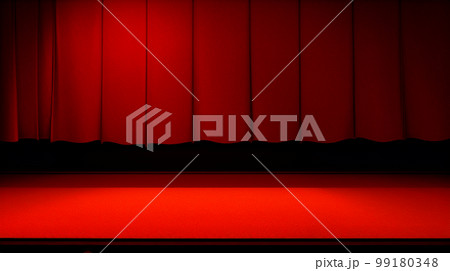 劇場 舞台 緞帳 イメージ 映画館 客席 劇場 舞台 緞帳 イメージ 映画館 客席 99180348
