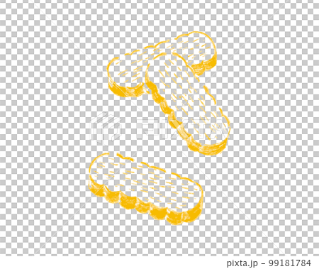 Illustration of Chinsuko of Okinawa Sightseeing line drawing 99181784