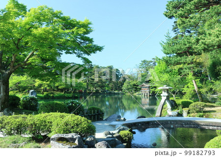 新緑の兼六園 99182793