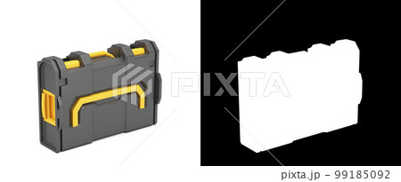 professionsl tools case perspective view 3d render on white with alpha professionsl tools case perspective view 3d render on white with alpha 99185092