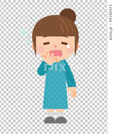 A yawn woman A yawn woman 99186425
