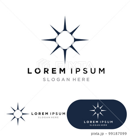 compas icon.flat illustration of compas-vector icon compas sign symbol. 99187099